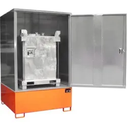 Bauer Südlohn Gefahrstoff-Schrank GS-4, lackiert, Gelborange
