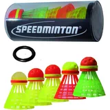 Speedminton Speeder Mix Tube Speedminton C, gelb/ rot /Grün,Einheitsgröße EU