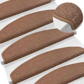 vidaXL Stufenmatte 80 x 24,5 cm Braun