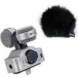 Zoom iQ7 Mikrofon für iOS-Geräte mit Windschutz