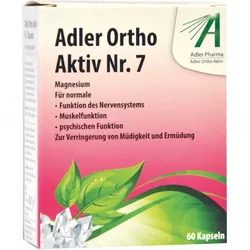 Adler Ortho Aktiv Nr. 7 Kapseln (Ernährungsphysiologische Ergänzung zu Schüßler Anwendung)