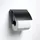 Keuco Plan Black Selection Toilettenpapierhalter mit Deckel, schwenkbar, 14960370000