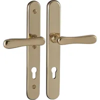 Marchesi 1023.170.002.S Sicherheits-Drückergarnitur ELEGANT/22 auf Schild PZ88, Messing poliert,