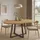 Dmora Casarola 110/158 x 77 x 110 cm Nodi-Eiche