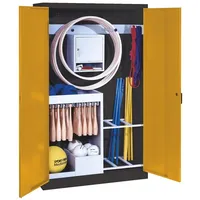 C+P Sportgeräteschrank mit Vollblech-Flügeltüren (Typ 1), HxBxT 195x120x50 cm,