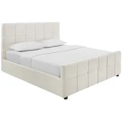 riess-ambiente Boxbett PRESTIGE 180x200cm creme BouclÃ ̈ mit Stauraum