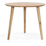 Moebel-Eins Esstisch, ASCON Esstisch, rund, Material Massivholz, Wildeiche
