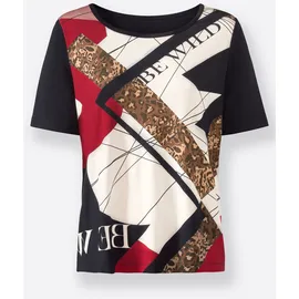 Inspirationen WITT WEIDEN Shirt in schwarz-ecru-bedruckt | Gr.: 46