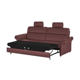 meinSofa Einzelcouch Leder 2-Sitzer Beige