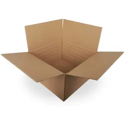 KK Verpackungen 5 x Faltkartons 530x530x310mm Versandkartons zweiwellig mit variabler Höhe