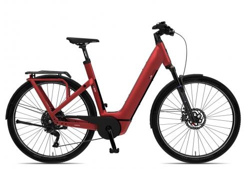 E-Bike Manufaktur 13ZEHN Wave 2023 | rot matt | 55 cm | E-Trekkingräder