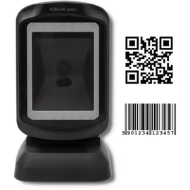 Qoltec Barcode-Lesegerät (stationär) | 1D und 2D | USB