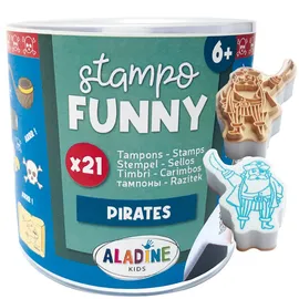Aladine Kinder Stempel Funny Piraten
