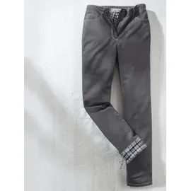 Cosma Thermohose COSMA, Damen, Gr. 38, Normalgrößen, grau, 55% Polyester, 45% Baumwolle, unifarben, lang, Hosen Thermohose