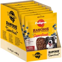 PEDIGREE Hundesnacks RANCHOS Superfoods mit Rind 7x70g