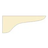 DOLLE Konsole Basic 115 x 290 x 20 mm Regalhalter - Dolle