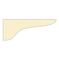 DOLLE Konsole Basic 115 x 290 x 20 mm Regalhalter - Dolle