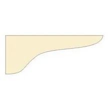 DOLLE Konsole Basic 115 x 290 x 20 mm Regalhalter - Dolle