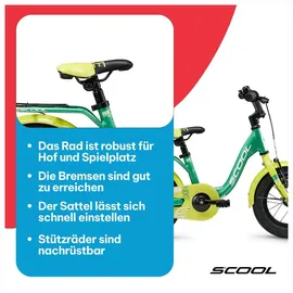 S'COOL S’COOL niXe 12 1-Gang Grün