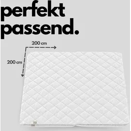Sämann Bettdecke 200x200 cm, 2-teilige Ganzjahresdecke atmungsaktiv