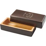 RÖMERTOPF Grillziegel BBQ Topf BRICK BLACK EDITION 22 x 10 x 10,7 cm 0,6 Liter