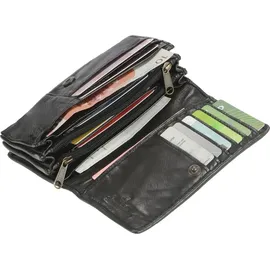 Bear Design Antic Damen Geldbörse Portemonnaie schwarz