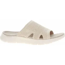 SKECHERS Damen Go Walk Flex Elation Schiebe-Sandalen, Natürlich, 39 EU