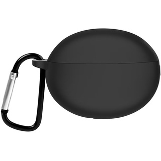 YBROY Hülle für Anker Soundcore Life P2 Mini, Kratzfest, Ultradünne Soft TPU Silikon Case, Mit Karabiner, Geruchlos, Schutzhülle für Anker Soundcore Life P2 Mini.(Schwarz)