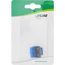 InLine InLine® USB 3.0 zu USB 3.1 Frontpanel Key-A Adapter intern