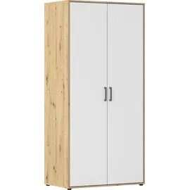 Rauch Wäscheschrank Voyager 93 x 194 x 53 cm Eiche artisan/Alpinweiß