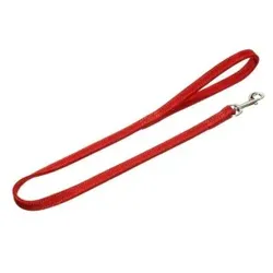 KARLIE Hundeleine Buffalo aus Leder, L:110 cm x 14 mm, rot