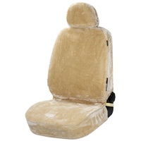 Walser Sitzauflage Autositzbezug "Teddy" - Kunstfell - beige