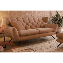 KAWOLA 2,5-Sitzer Charme Cord rost