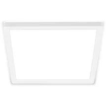 Briloner - LED Deckenlampe mit indirektem Licht, flach, neutralweißes Licht, Lampe, Deckenleuchte, Wohnzimmerlampe, LED Panel, Küchenlampe, Deckenbeleuchtung, 24x24x3 cm,