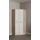 Priess Barcelona Eckschrank 78 x 193 x 36 cm struktureichefarben hell/weiß