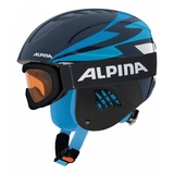 Alpina Carat Set Skihelm nightblue 48-52