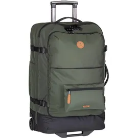 Cabaia Soft Suitcase Essentials 2-Rollen Cabin 70 cm / 75 l grün