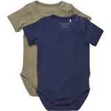 MINYMO Kinder Kurzarmbody Body SS (2-pack)" - Alltagsunterwäsche Gr.: 86