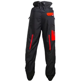 Oregon Schnittschutzhose Waipoua Schwarz/Rot Größe M / M
