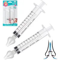 2 Stück Nasendusche, Nasenspülung Kinder, Professionelle Nasendusche Spritze, Na