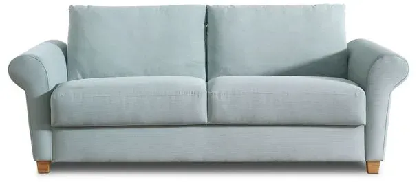 bali Schlafsofa Elisa Cord Grün Mint 160 cm