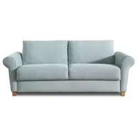 bali Schlafsofa Elisa Cord Grün Mint 160 cm