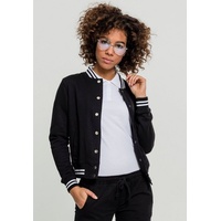 URBAN CLASSICS Ladies College Sweat Jacket schwarz XL