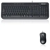 Microsoft Wired Desktop 600 - Tastatur-und-Maus-SetUSB - GB - Schwarz