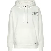 Buffalo Hoodie mit Statement Druck Weiß 32/34