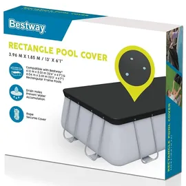BESTWAY Poolabdeckung Blau 404x201x100 cm