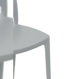 CLP Gartenstuhl Maya 44 x 44 x 81 cm grau 4 St.