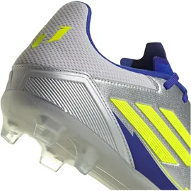 adidas F50 League MG/FG Herren Silber/Blau/Gelb 46 2/3