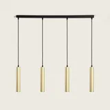 LEDKIA Aritz 4-flg. GU10 60 cm rund gold