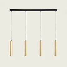LEDKIA Aritz 4-flg. GU10 60 cm rund gold